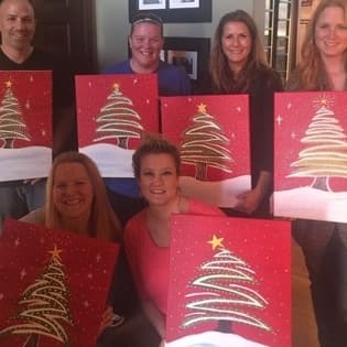 The Comfy Canvas" : Painting Party in Your Own Home!