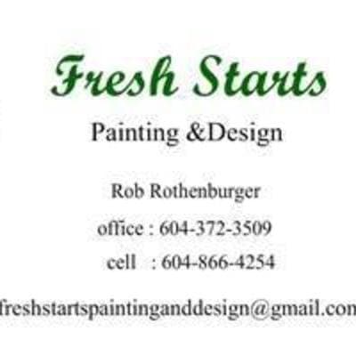 Fresh Starts Painting & Design